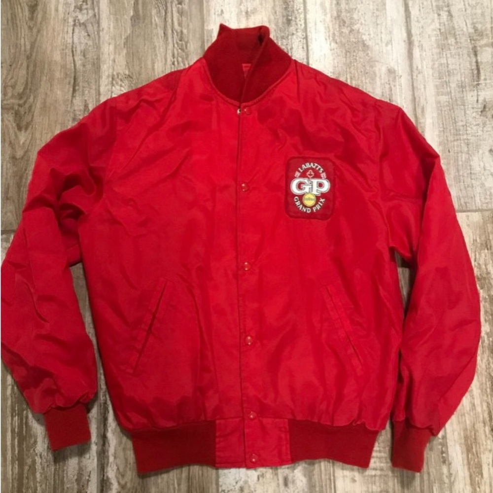 Vintage Labatt’s Grand Prix jacket - XL - 1970s- 1980s - windbreaker